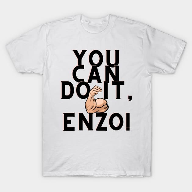 you can do it, Enzo T-Shirt by Surta Comigo